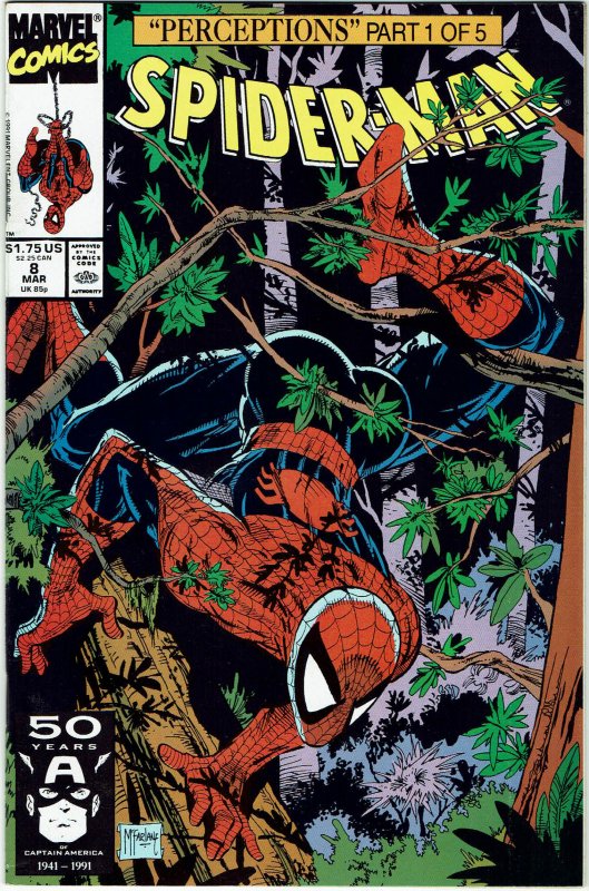 Spider-Man #8 (1990 v1) Todd McFarlane NM