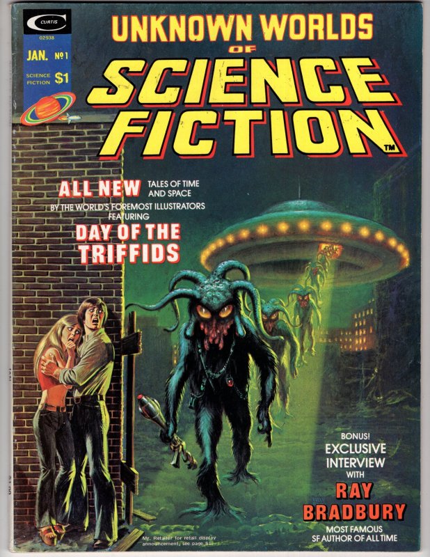 Unknown Worlds of Science Fiction #1 RAY BRADBURY Classic Sci-Fi Magazine