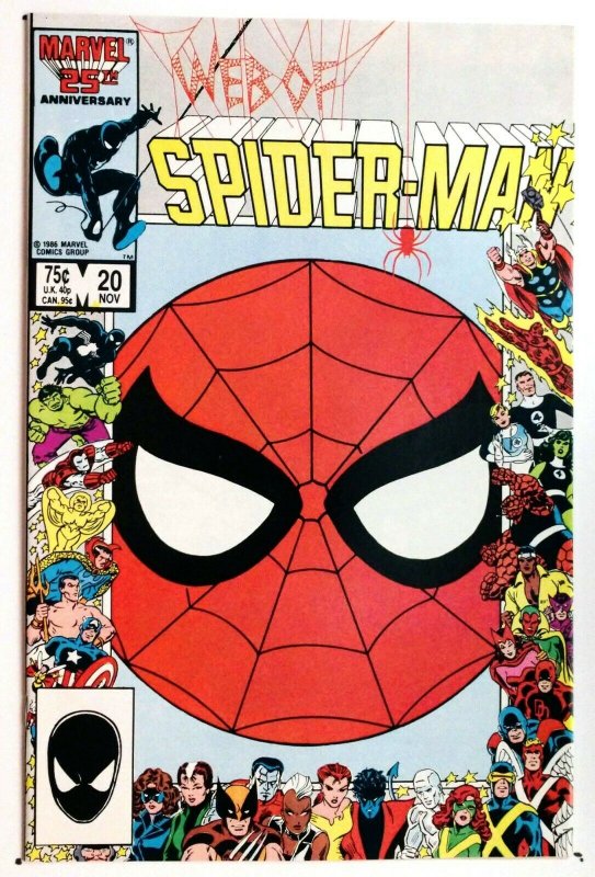 Web of Spider-Man #20, Specialty border printed on select covers 