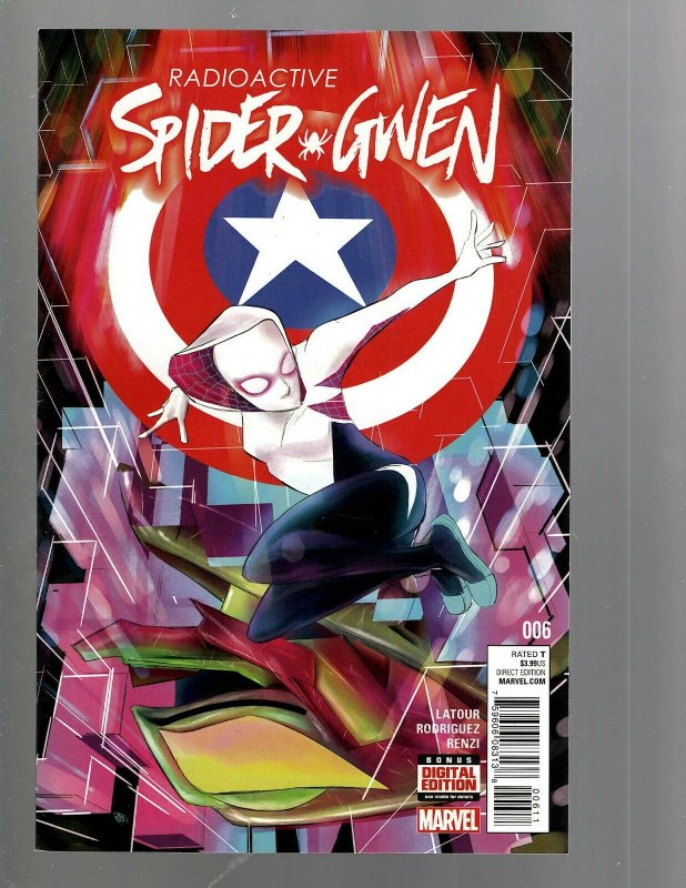 Lot Of 9 Spider-Gwen Marvel Comic Books # 1 2 3 4 5 6 7 8 + # 1 Variant Man TJ3