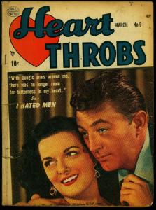 Heart Throbs #9 1952- Robert Mitchum Jane Russell photo cover- Romance G