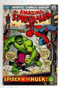 The Amazing Spider-Man #119 - vs Hulk - 1973 - VG+