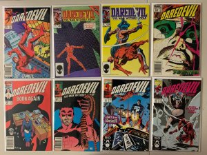 Daredevil 1st series comics lot #185-318 34 diff avg 6.0 (1982-93)