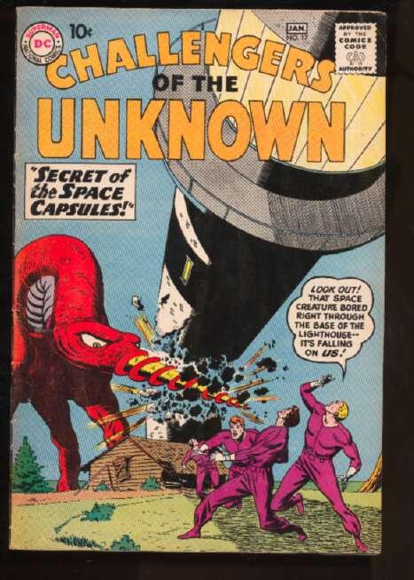 Challengers of the Unknown (1958 series)  #17, Fine+ (Actual scan)