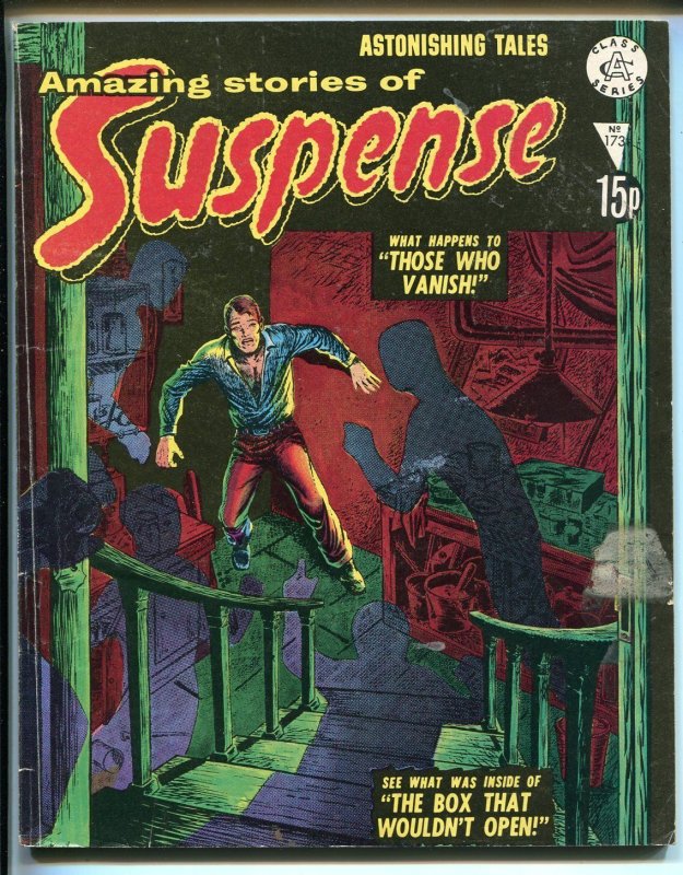 Amazing Stories of Suspense #173 1970's-Cass-horror-Al Williamson-Steve Ditko-VG