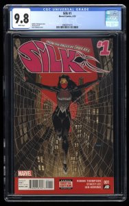 Silk (2015) #1 CGC NM/M 9.8 White Pages 1st Solo Title!