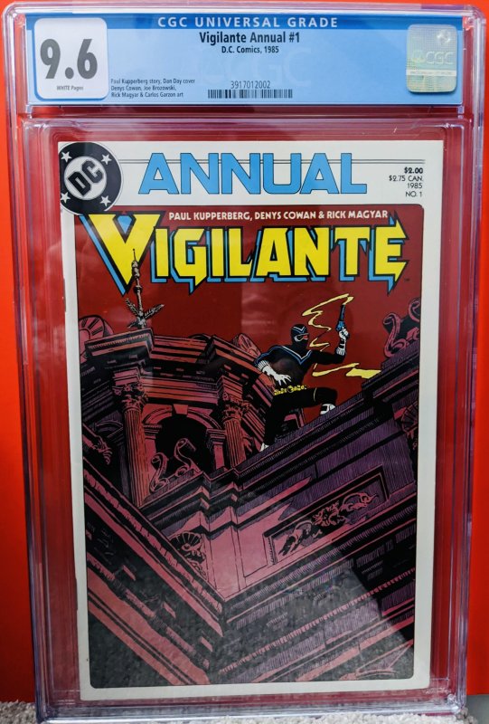 Vigilante Annual #1 (1985) RARE CGC! LOW LOW #s!