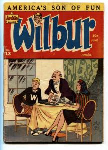 Wilbur #13 1947- Bill Woggon- Katy Keene- Archie Comics vg