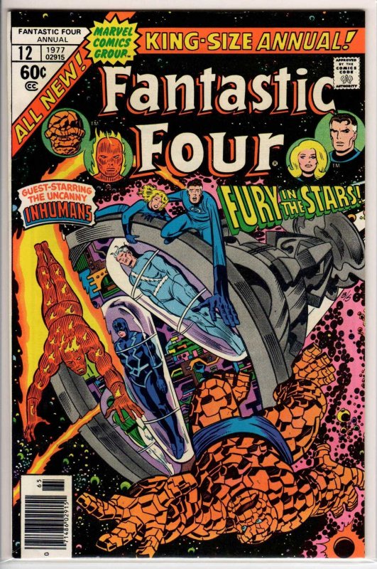 Fantastic Four Annual #12 (1977) NEWSSTAND 7.5 VF-