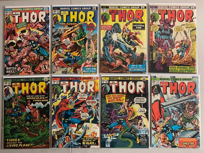 Mighty Thor lot #194-234 Marvel 1st Series (average 4.5 VG+) 27 diff (1971-'75)