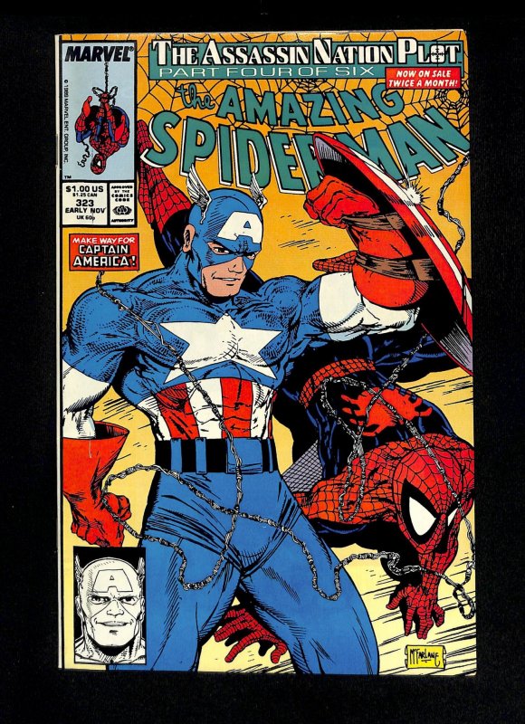 Amazing Spider-Man #323 McFarlane Captain America!