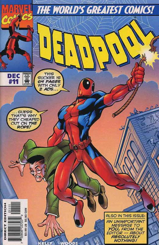 Deadpool #11 VF/NM Marvel - save on shipping - details inside