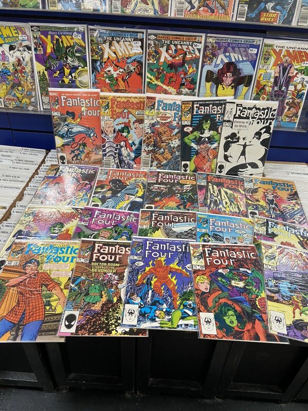 FANTASTIC FOUR COMICS full John Byrne run #’s 232-295 BAGGED AND BOARDED