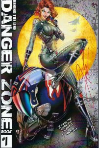 Behind the Line Tyndall Mavrick Danger Zone Kickstarter Artbook 1 Signed/Cert NM