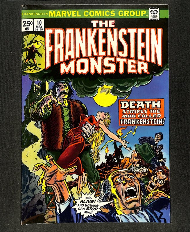 Frankenstein #10 Death Strikes the Man Called Frankenstein! John Buscema!