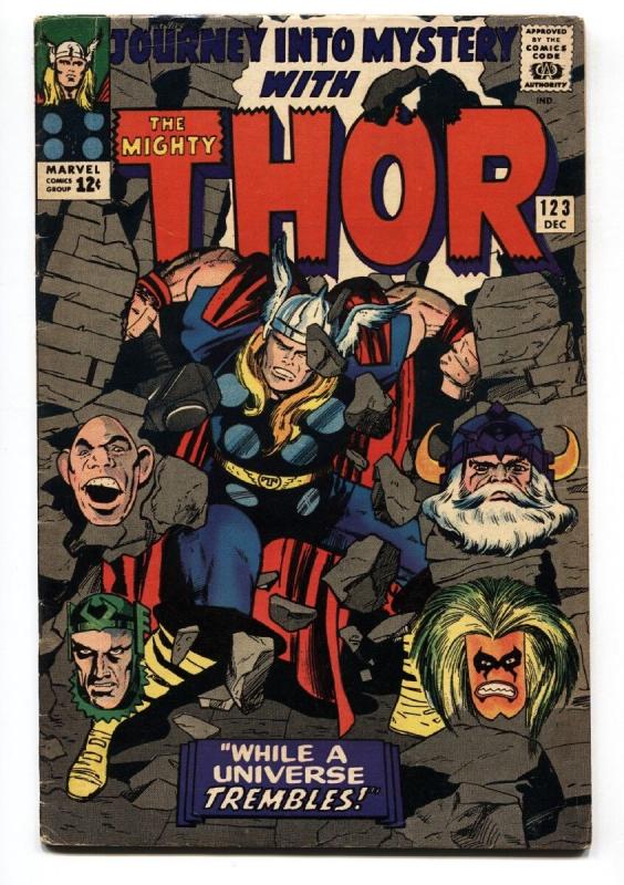 JOURNEY INTO MYSTERY #123-comic book-SILVER AGE MARVEL-THOR-