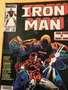 IRON MAN #200 : Marvel 11/85 Fn/VF; Denny O’Neil Classic