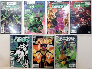 Green Lantern Corps Lot 7 #3, 9, 33, 39, 38, 35, 62 2012 DC 1st Print Comics