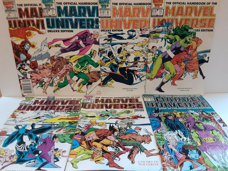 MARVEL UNIVERSE: 1 - 15 ORIGINAL + DELUXE + MASTER EDITION - FREE SHIPPING 