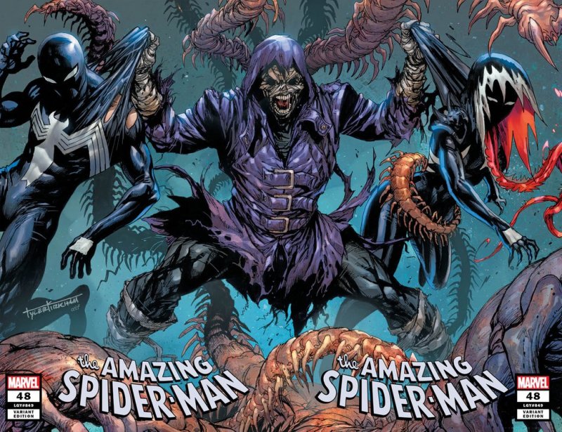 AMAZING SPIDER-MAN #48 TYLER KIRKHAM EXCLUSIVE SET