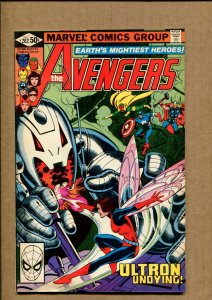 Avengers #202 - Great Ultron Cover! - 1980 (Grade 8.0) WH