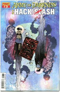 ARMY OF DARKNESS HACK SLASH #6 B, NM-, 2013, Horror, more AOD in store