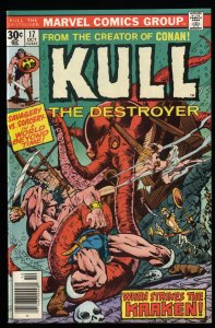 Kull #17 VF 8.0 White Pages Marvel Comics
