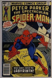 The Spectacular Spider-Man #35 (Marvel, 1979) Newsstand - Bronze Age Comic