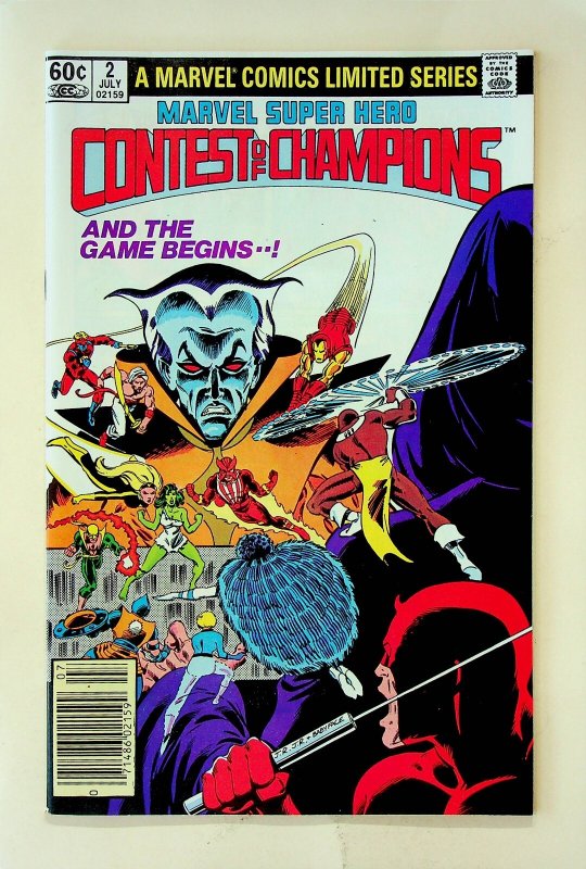 Marvel Super Hero Contest of Champions #2 - Newstand (Jul 1982, Marvel) - VF/NM