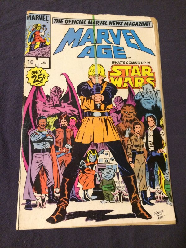 Marvel Age #10 Star Wars Marvel Comics (1984) GD/VG