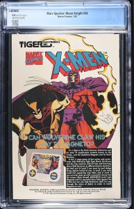 Marc Spector: Moon Knight #34 (1/92) Graded CGC 9.8