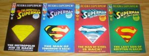 Superman: Reign of the Supermen lot of (4) VF/NM complete set die-cut variants