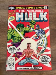 The Incredible Hulk King Size Annual # 10 VF Marvel Comic Book  16 J367