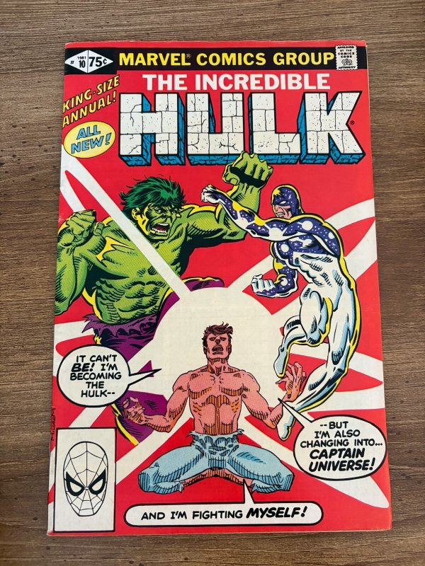 The Incredible Hulk King Size Annual # 10 VF Marvel Comic Book  16 J367