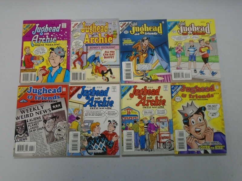 Archie comics Jughead Digests lot 8 different 8.0 VF