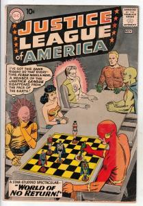 Justice League Of America 1 Strict VG+ 4.5 1st Issue Chess Cover 1st Desparo