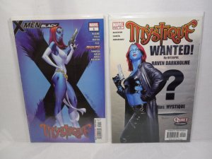 MYSTIQUE #24 - LAST ISSUE + X-MEN BLACK:MYSTIQUE #1 - FREE SHIPPING