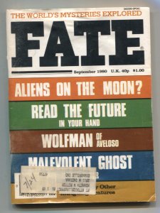 Fate Magazine September 1980 - Wolfman Of Avelso - Aliens