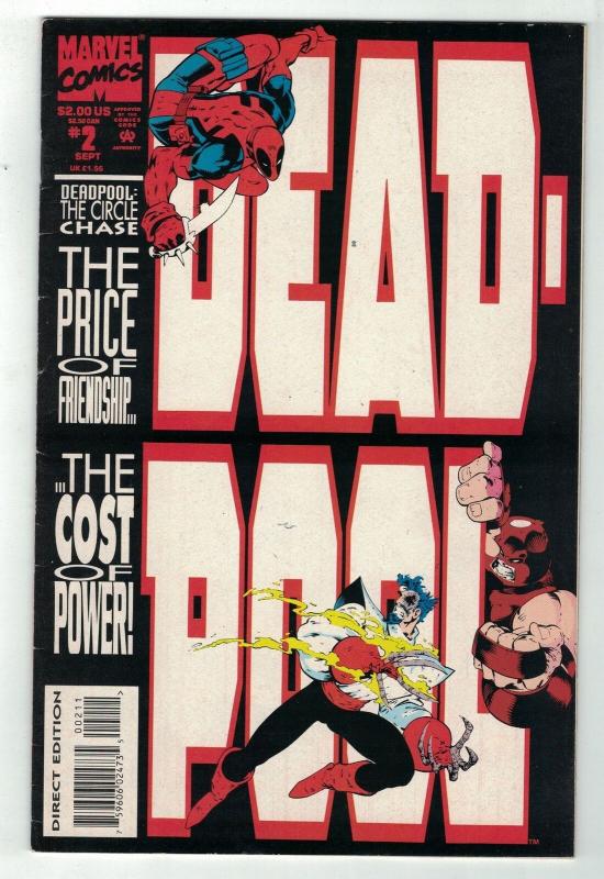 DEADPOOL CIRCLE CHASE (1993) 2 (2.00 CVR) FINE SEPT 199