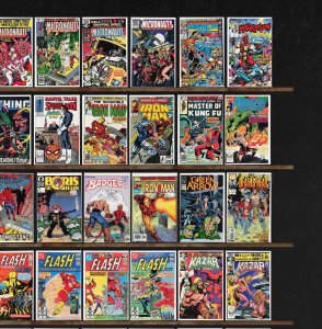Huge Lot 140+ Comics with Manhunter, The Flash, Micronauts & More!