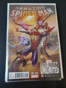 AMAZING SPIDER-MAN #1 1:10 UNLIMITED GAME Variant Marvel Comics NM 2015