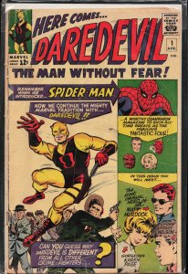 Daredevil #1 (1964) Daredevil [Key Issue] GD+ Condition see desc