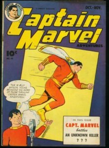 CAPTAIN MARVEL ADVENTURES #49-FAWCETT VG 