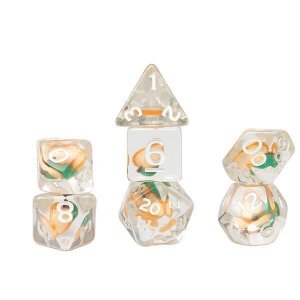 7-Die Set Fruit Slice: Peach By Sirius A Dice Inc.