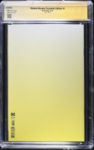 Batman Beyond Facsimile Edition (2024) # 1 (CGC 9.8 SS) Signed Sketch Tim Vigil