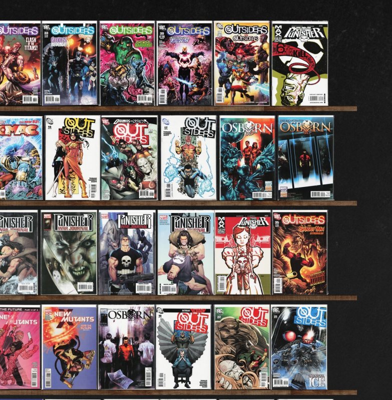 Huge Lot 150+ Comics with New Mutants, The Outsiders & More!