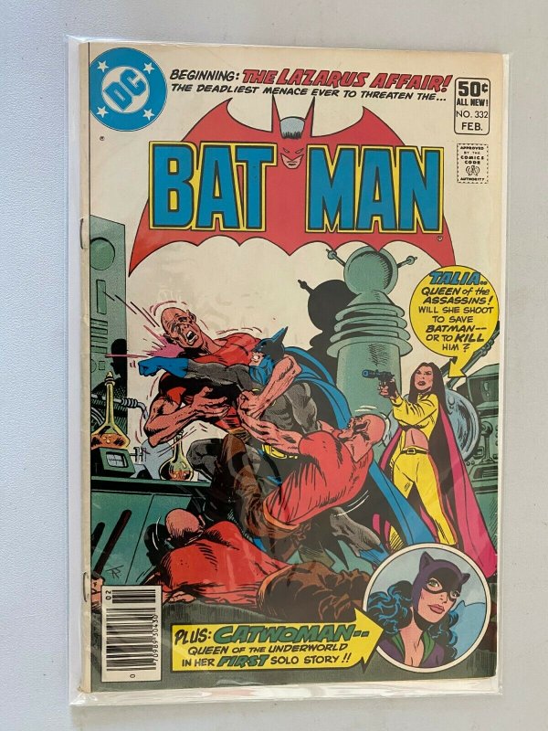 Batman #332 1st solo Catwoman story 5.0 VG FN (1981)