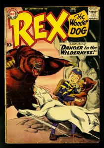 Adventures of Rex the Wonder Dog #45 1959- DC Comics- Detective Chimp- G