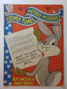 Looney Tunes and Merrie Melodies Comics #45 (1945) Buy War Bonds! VG Condition!