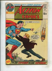 ACTION COMICS #393 (4.5) THE DAY SUPERBOY BECAME SUPERMAN!! 1970